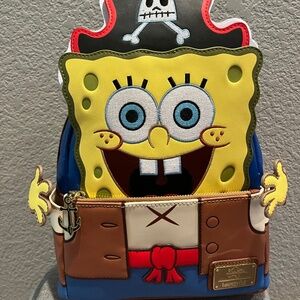 Loungefly SpongeBob SquarePants Pirate Figural Mini Backpack